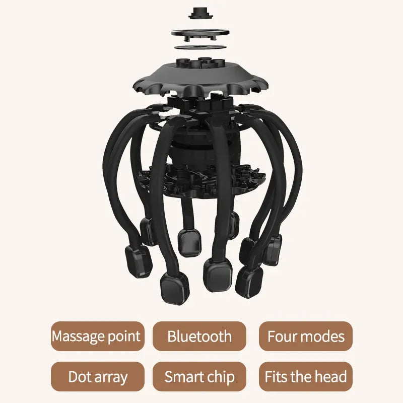 Electric Head Massager Octopus